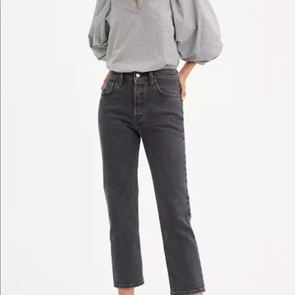 Levi’s 501 original stretch crop women’s jeans